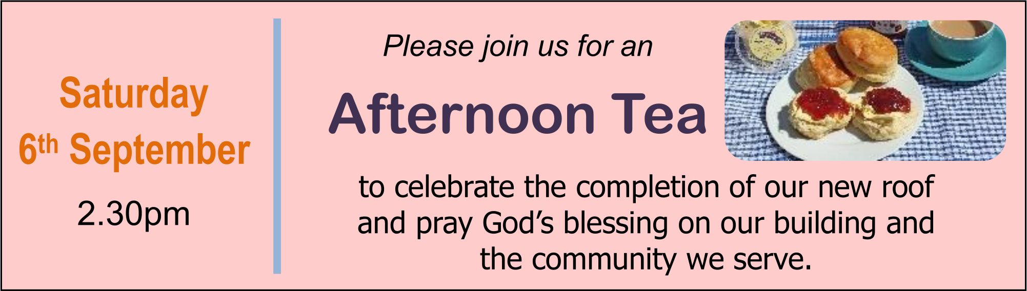 8. Afternoon Tea - 6.9.25